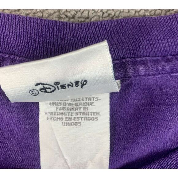 Vintage Walt Disney XL Purple Snow White Seven Dwarfs Graphic Crewneck T Shirt - Picture 6 of 12